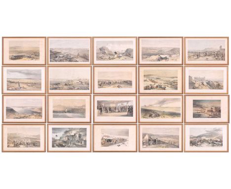 After William Simpson (1823- 1899), a set twenty prints from 'The Seat of the War in the East' comprising, Bastion Du Mat, fr