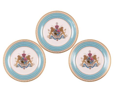 Three Spode Collectors plates, 'The Imperial Plate Of Persia, with the approval of His Majesty Mohammad Reza Pahlavi Aryamehr