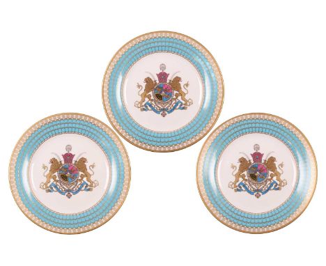 Three Spode Collectors plates, 'The Imperial Plate Of Persia, with the approval of His Majesty Mohammad Reza Pahlavi Aryamehr