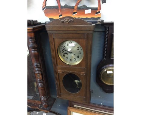 OAK WALL CLOCK 73CM    R