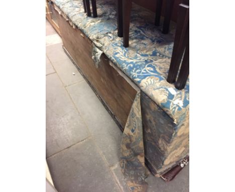 A LARGE WOODEN TRUNK