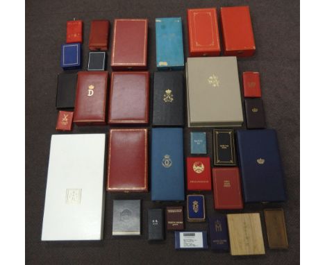 Miscellaneous Cases and Boxes of Issue (90), including Denmark Order of the Dannebrog, Grand Cross (2), Germany, Saxony, Silv