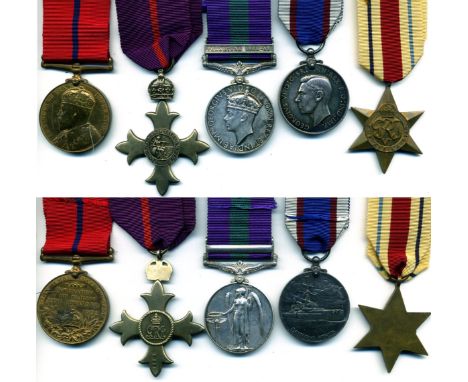 Miscellaneous Medals and Awards, comprising: The Most Excellent Order of the Empire, 1st Type Officer’s breast badge (Militar