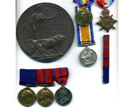 A Family Group, comprising: a) Police Trio (P.C. J. Havis, R. Divn.), Diamond Jubilee 1897, Coronation 1902, Coronation 1911,