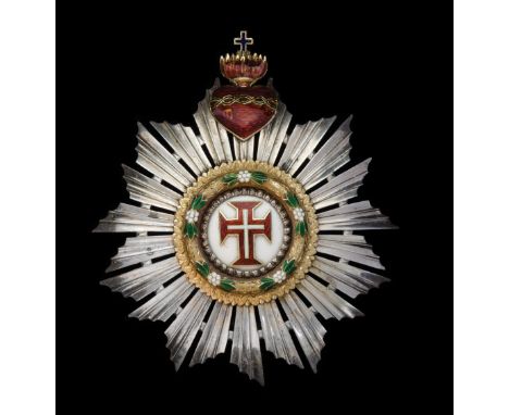 *Portugal, Order of Christ, Grand Officer’s set of insignia by J A Da Costa of Lisbon, late 19th century, comprising neck bad