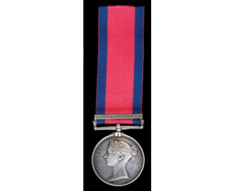 *Military General Service, 1793-1814, single clasp, Chateauguay (A. Onellet, Canadn Militia), minor graze to reverse rim at 6