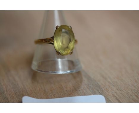 9ct Gold Citrine Ring