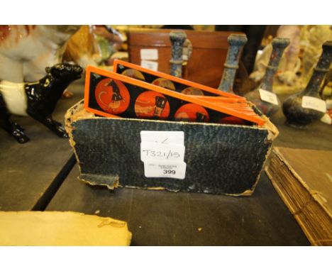 Box of Child's Magic Lantern Slides
