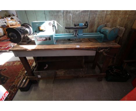 Pitch Pine Victorian Carpenters Bench