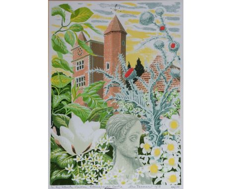 John Tennent (British, b.1956) In the white garden, titled, signed and dated 1978, numbered 44/100, coloured print, 45cm x 32