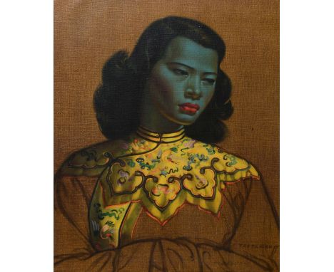 Vladimir Grigoryevich Tretchikoff (1913-2006) A Chinese girl, signed in the print, print on canvas, 62cm x 49cm