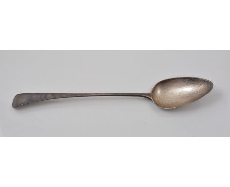 George III silver ladle, London 1802, Old English pattern, 30cm.