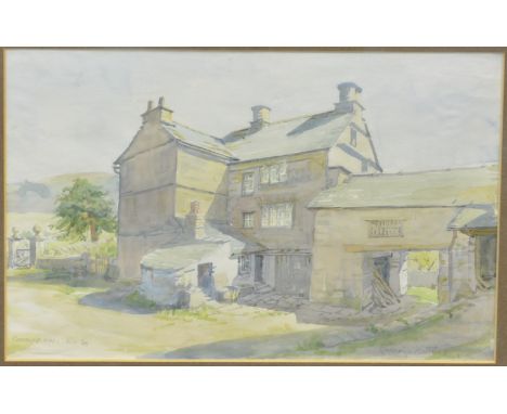 After Doyly John, Town Square, colour print, canvas, 44cm x 56cm and other pictures.