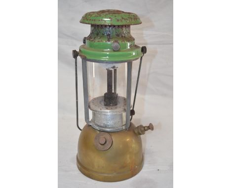 Military Bialaddin paraffin lamp, dated 1955 and stamped with Broad Arrow 