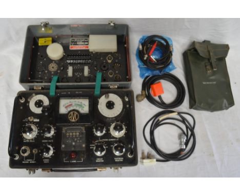 AVO CT160 British military Test Set Electronic Valve/Tube Tester, stamped with broad arrow and dated December 1965 and a Hart