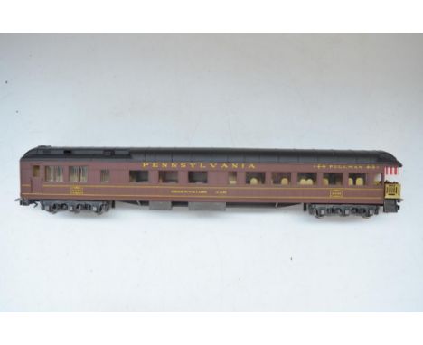 Six Rivarossi HO gauge Pullman passenger coaches including 2735 Observation car with light, 2723 Combination car etc, all box