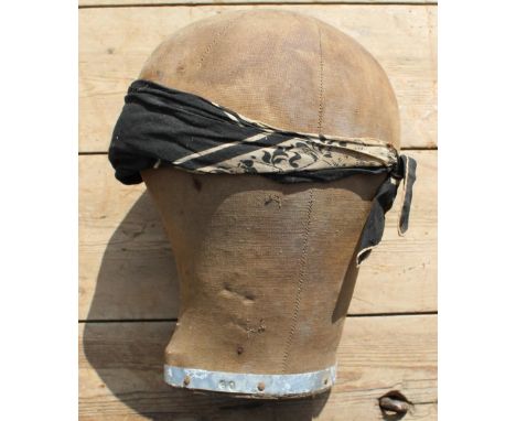 The Amanda Barrie Collection - Mannequin hat stand with bandana 