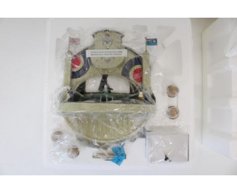 Boxed as new Royal Air Force battery operated cuckoo type wall clock, with instructions 