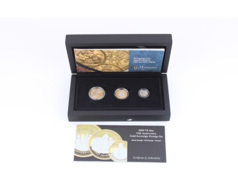 2017 Platinum Wedding Anniversary of HM the Queen and Prince Philip double portrait sovereign set, consisting of Tristan de C