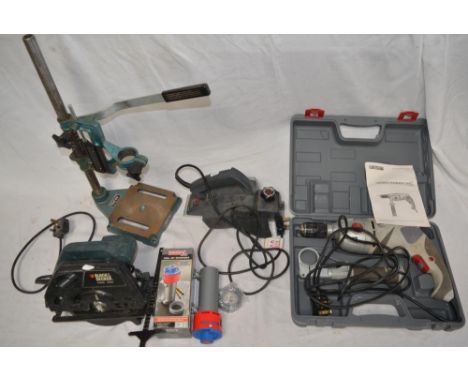 Performance Power 850W Corded Hammer Drill (tested and in full working order with instructions), Performance 500W corded Powe