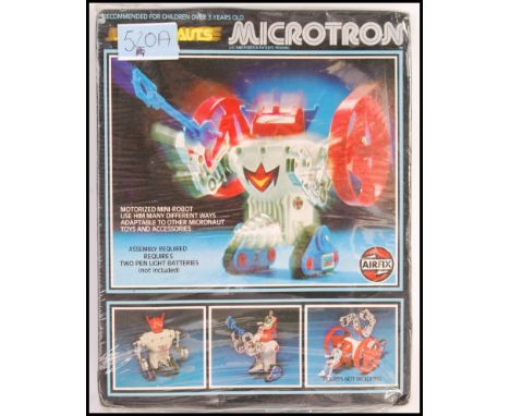 A rare vintage factory sealed Airfix made Micronauts action figure / playset ' Microtron '. Fully factory sealed, still withi