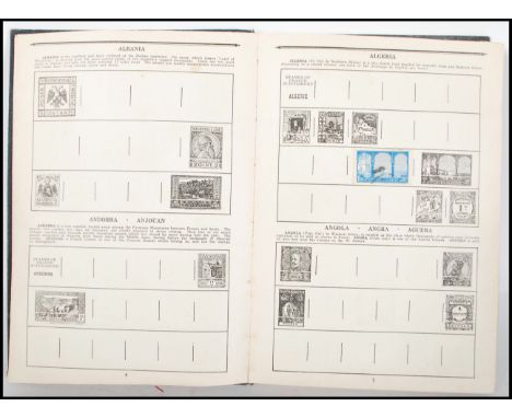 Stamps - a good vintage all-world stamp album, including many Victorian / George V stamps. 1d Penny Reds, 1d Penny Lilacs, in