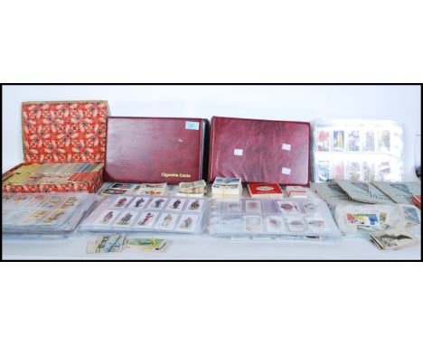 A large collection of assorted vintage cigarette / picture cards dating from the early 20th Century onward including mostly W