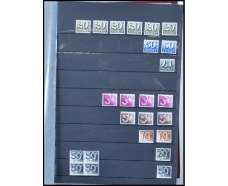 Stamps - a good album of largely vintage and antique pre-decimal stamps. All mint issues and unused, Postage Due, Victorian, 