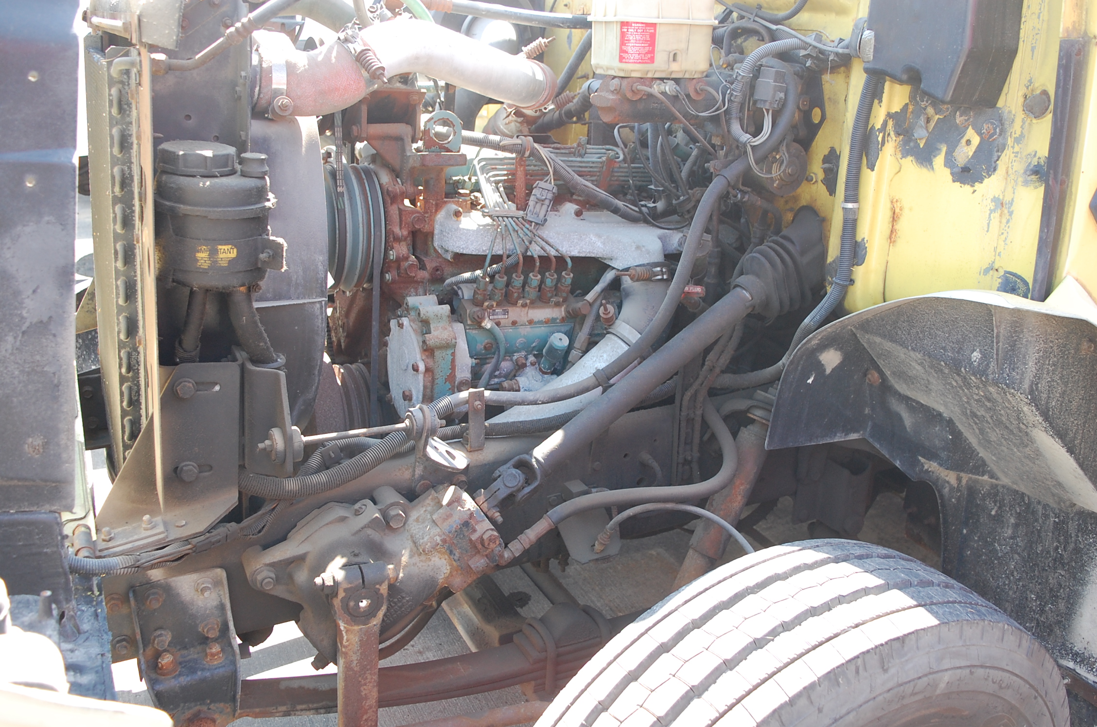 1993 International Navistar 4700 Van Truck, DT466 Diesel Engine ...