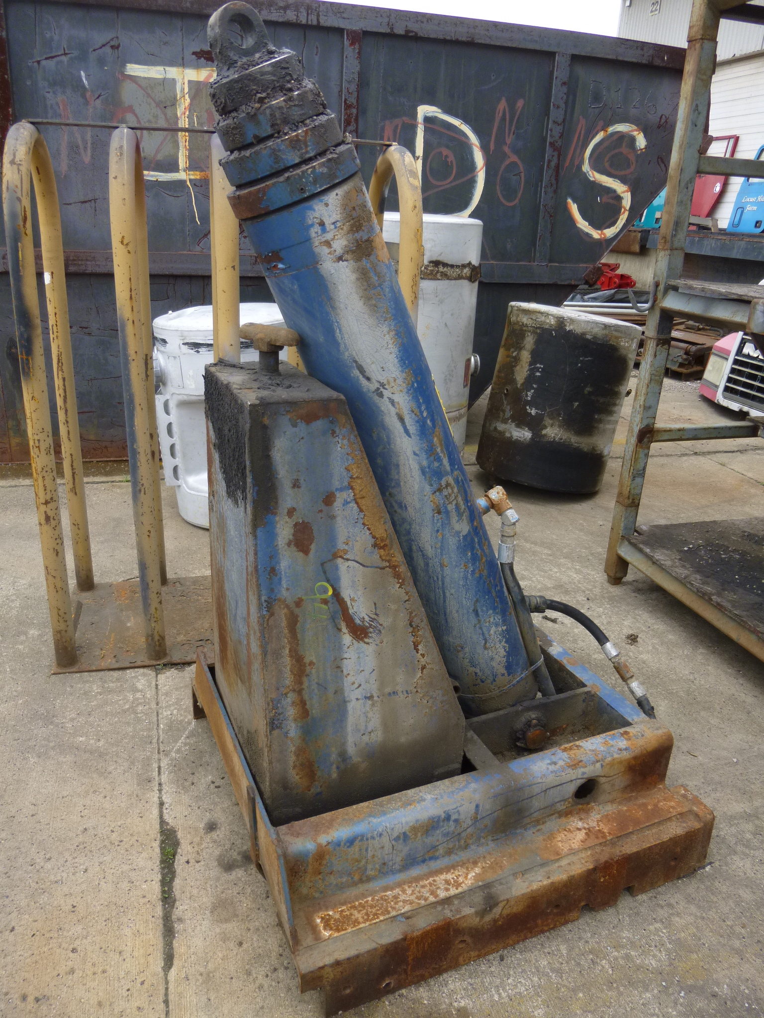 Hydraulic Hoist Cylinder for Dump Truck 4 STAGE with RESEVOIR TANK