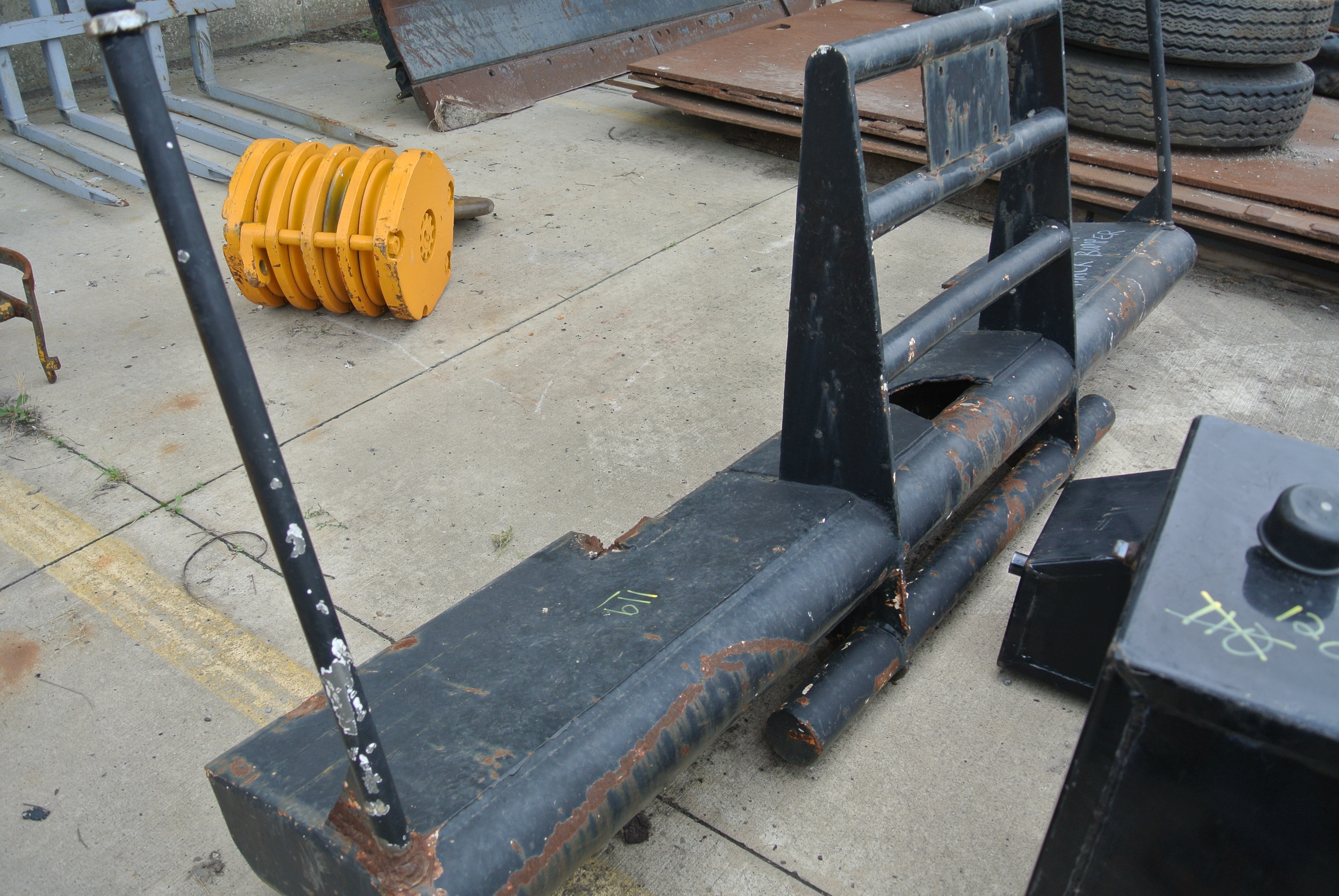 Heavy Duty Mack Bumper off Oilfield Winch