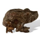 Asikatika Bronze Frosch oder Kröte