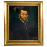 Kravtsov, I. M. 1993, Ölgemälde Portrait Offizier, Kopie nach Jan van Horst
