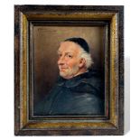 Brauer, L. München, Ölgemälde Portrait Mönch