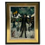 Borvine Frenkel, Boris (1895-1985), Ölgemälde Wasserträger, expressive Malerei