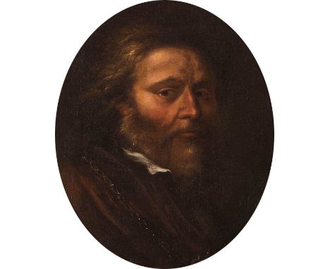   ITALIENISCHER MEISTER  Tätig, im 17. Jh.    PORTRAIT EINES ADLIGEN     Öl auf Leinwand (altdoubl.). 51 x 40 cm (R. 60 x 49 