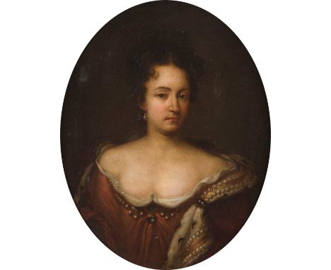   DEUTSCHER PORTRAITMALER  Tätig, im Stile des 18. Jh.    HALBFIGURENBILDNIS DER ALBERTINE VON EINSIEDEL (GEB. VON SCHÖNBERG)