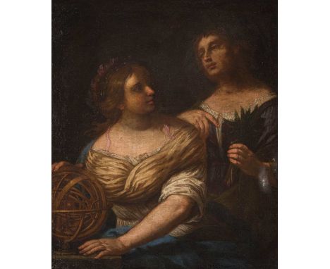   LUCA GIORDANO (CIRCLE)  1634 Neapel - 1705 Ebenda    DER RUHM DER WISSENSCHAFT     Öl auf Leinwand (altdoubl.). 109 x 92 cm