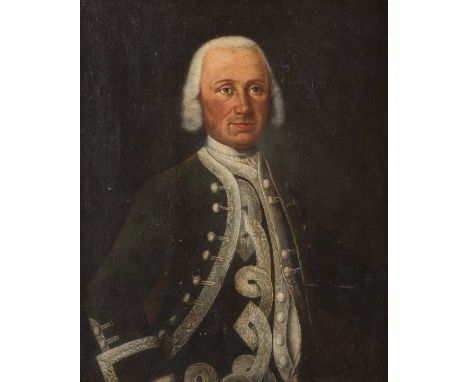   JOHANN CHRISTIAN FIEDLER (ODER UMKREIS)  31. Oktober 1697 Pirna - 5. September 1765 oder 1768 Darmstadt    PORTRAIT DES PIR