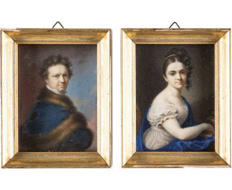   CARL GOTTLOB SCHMEIDLER  1772 Nimptsch/Schlesien - 1838 Breslau    FERDINAND AUG. NOLDECHEN (1778-1849) UND PHILIPPINE NOLD