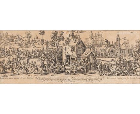   ZWEI GRAFIKEN     Jean-Théodore De Bry (1561 - 1623) und Hans Sebald Beham (1500 - 1550)     Kupferstiche auf unterschiedli