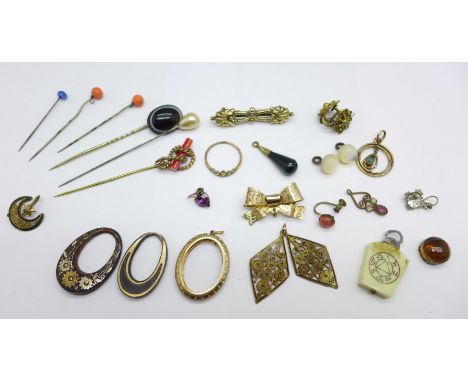 Jewellery and stick pins 