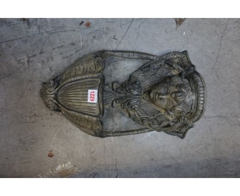 A composition stone garden bracket, 45cm high.&nbsp; 