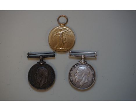 Medals:&nbsp;a WWI pair to 202432 Pte E P Strudwick, R. Suss R., comprising: War Medal and Victory Medal; together with anoth