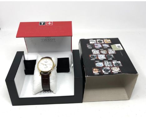 Boxed Tissot 1853 le locle automatic gents vintage wristwatch the watch is ticking box &amp; papers 