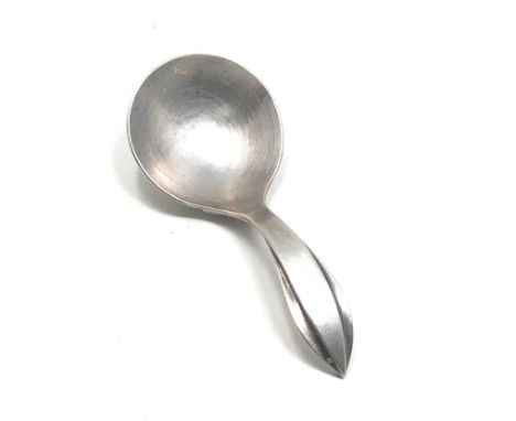 Silver tea caddy spoon 