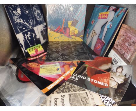 The Rolling stones - 4 LP's Emotional rescue 1980, Still life (American concert 1981) Under cover 1983, and Steel wheels 1989