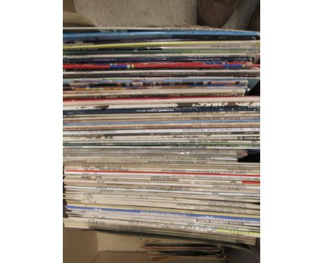 A box record LPs inc Beatles, Bob Dylan, Classical etc