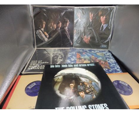 The Rolling Stones - 5 LP'S&nbsp; - All on 'Decca' label - The Rolling Stones 1964, The Rolling Stones No. 2 1964, Out of our