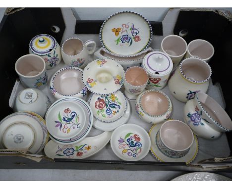 A tray of Poole Pottery&nbsp;